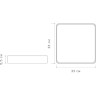 Светильник светодиодный потолочный JAZZWAY PPB SCANDIC-S 36W 4000K GR IP20 5037236